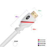 High Speed HDMI Cable With Ethernet, 18Gbps Transfer Rate,1080p Resolution